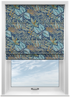 Paloma, Indigo - Roman Blind